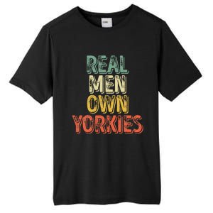 Father's Day Yorkie Dad Real Own Yorkies Tall Fusion ChromaSoft Performance T-Shirt