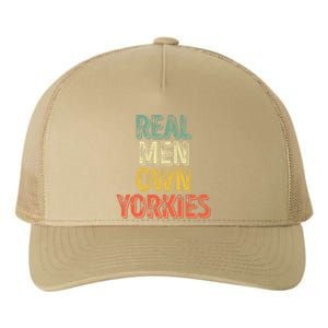 Father's Day Yorkie Dad Real Own Yorkies Yupoong Adult 5-Panel Trucker Hat