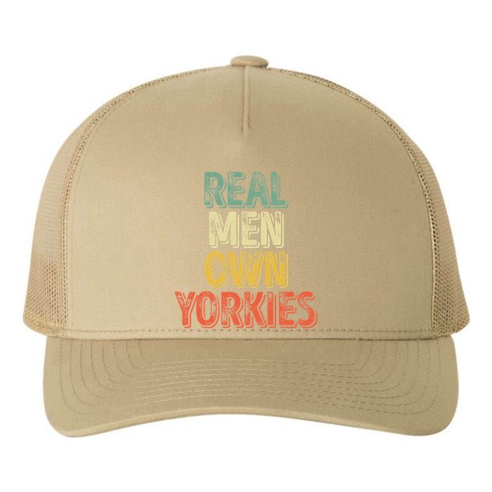 Father's Day Yorkie Dad Real Own Yorkies Yupoong Adult 5-Panel Trucker Hat