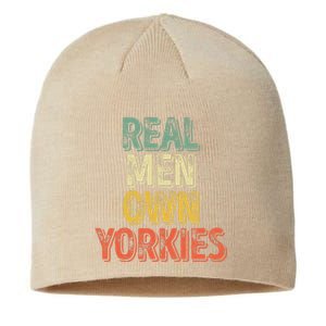 Father's Day Yorkie Dad Real Own Yorkies Sustainable Beanie