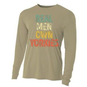 Father's Day Yorkie Dad Real Own Yorkies Cooling Performance Long Sleeve Crew