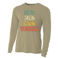 Father's Day Yorkie Dad Real Own Yorkies Cooling Performance Long Sleeve Crew