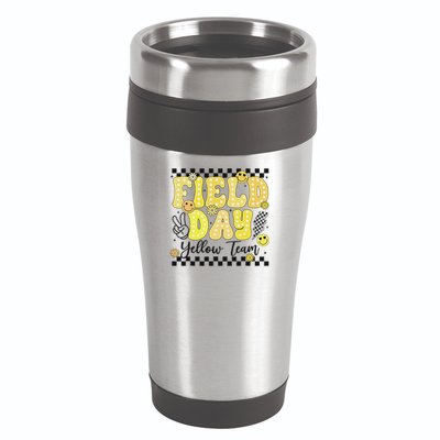 Field Day Yellow Team Field Trip Game Competition Student 16oz Travel Tumbler