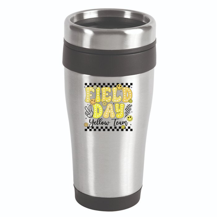 Field Day Yellow Team Field Trip Game Competition Student 16oz Travel Tumbler
