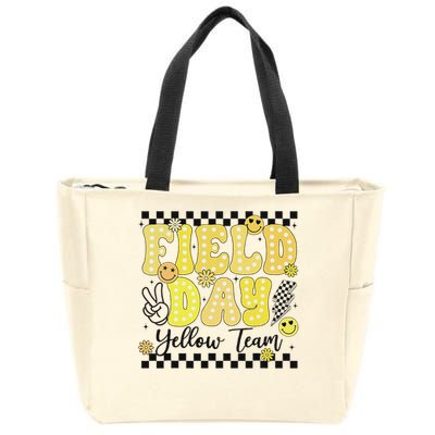 Field Day Yellow Team Field Trip Game Competition Student Zip Tote Bag