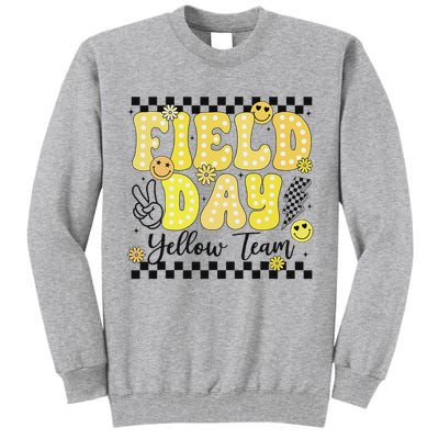 Field Day Yellow Team Field Trip Game Competition Student Tall Sweatshirt
