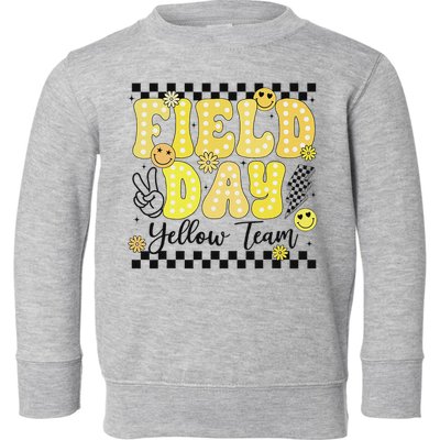 Field Day Yellow Team Field Trip Game Competition Student Toddler Sweatshirt