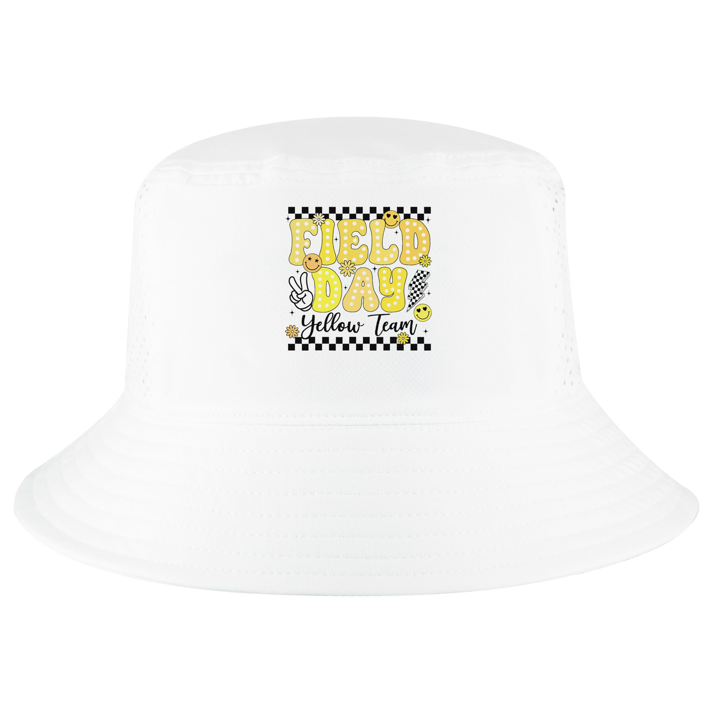 Field Day Yellow Team Field Trip Game Competition Student Cool Comfort Performance Bucket Hat
