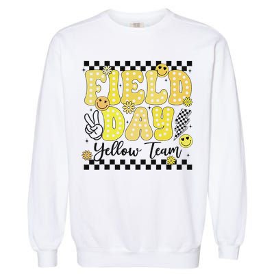 Field Day Yellow Team Field Trip Game Competition Student Garment-Dyed Sweatshirt