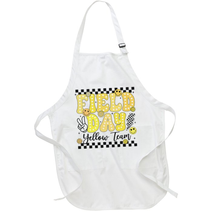 Field Day Yellow Team Field Trip Game Competition Student Apron