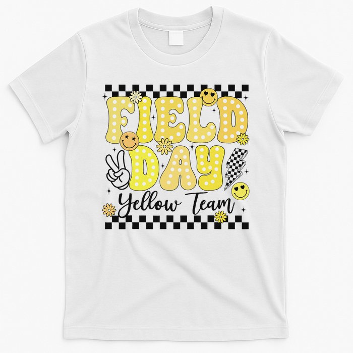 Field Day Yellow Team Field Trip Game Competition Student T-Shirt