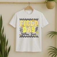 Field Day Yellow Team Field Trip Game Competition Student T-Shirt