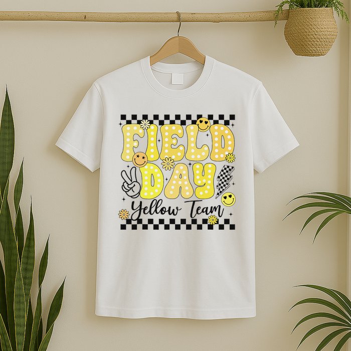 Field Day Yellow Team Field Trip Game Competition Student T-Shirt
