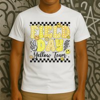 Field Day Yellow Team Field Trip Game Competition Student T-Shirt