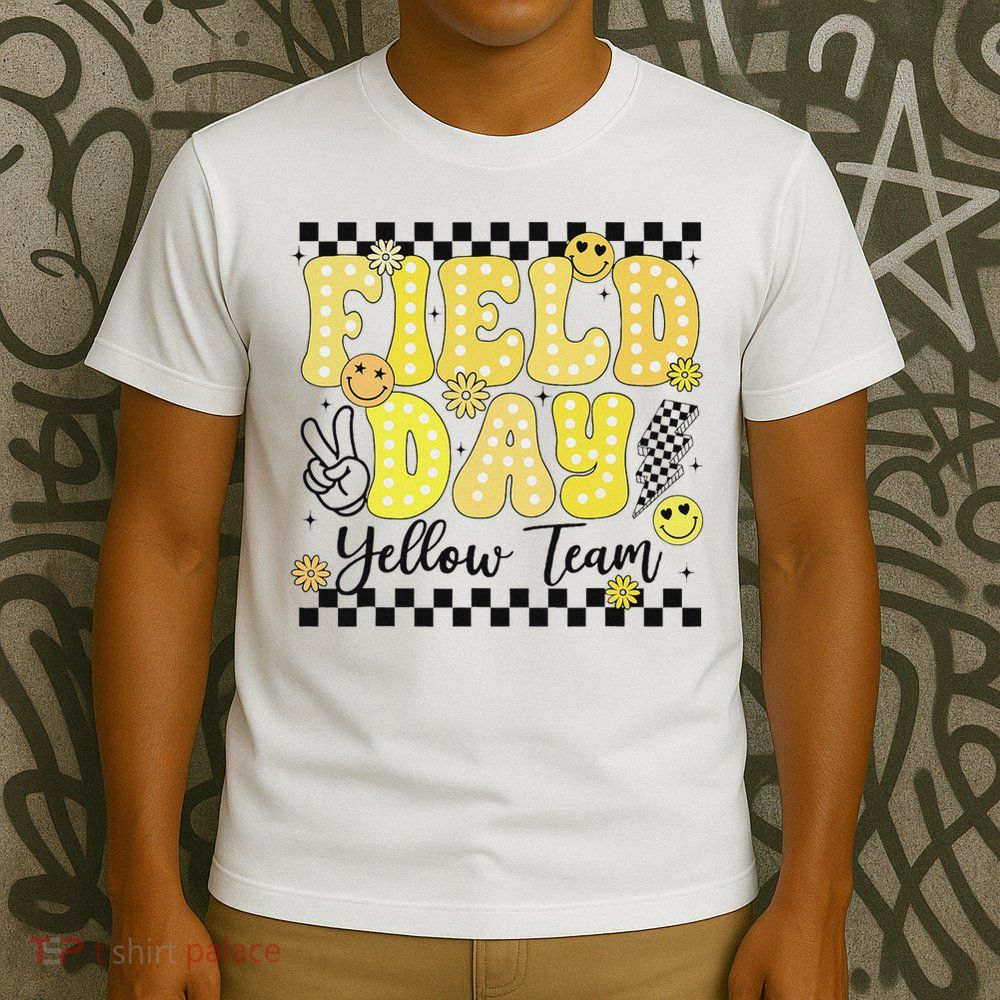 Field Day Yellow Team Field Trip Game Competition Student T-Shirt