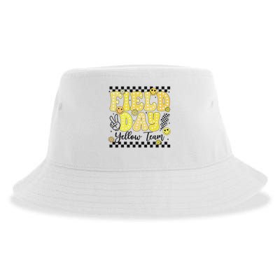Field Day Yellow Team Field Trip Game Competition Student Sustainable Bucket Hat