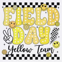 Field Day Yellow Team Field Trip Game Competition Student Sustainable Bucket Hat