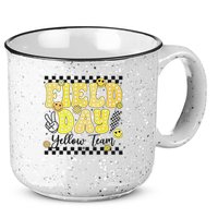 Field Day Yellow Team Field Trip Game Competition Student 15oz Campfire Ceramic Mug