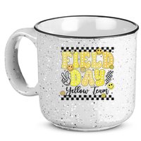 Field Day Yellow Team Field Trip Game Competition Student 15oz Campfire Ceramic Mug
