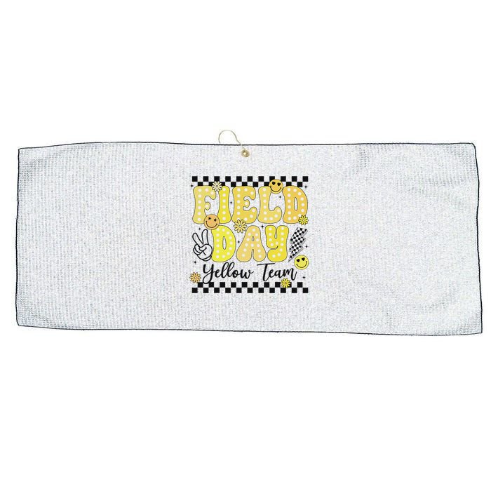 Field Day Yellow Team Field Trip Game Competition Student Large Microfiber Waffle Golf Towel