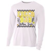 Field Day Yellow Team Field Trip Game Competition Student Cooling Performance Long Sleeve Crew