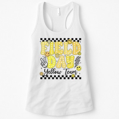 Field Day Yellow Team Field Trip Game Competition Student Womens Tank Top