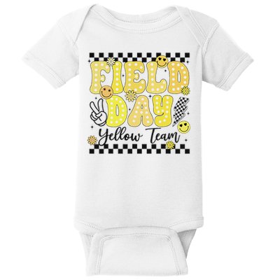 Field Day Yellow Team Field Trip Game Competition Student Baby Bodysuit