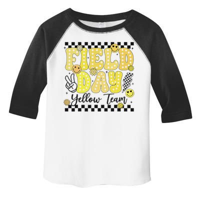 Field Day Yellow Team Field Trip Game Competition Student Toddler Fine Jersey T-Shirt