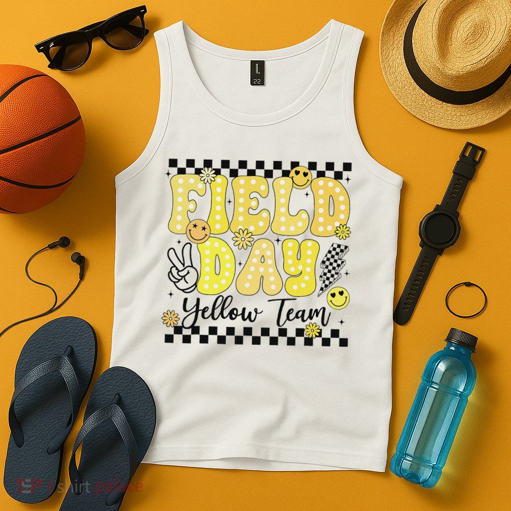 Field Day Yellow Team Field Trip Game Competition Student Tank Top