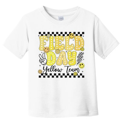 Field Day Yellow Team Field Trip Game Competition Student Toddler T-Shirt