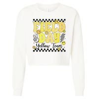 Field Day Yellow Team Field Trip Game Competition Student Cropped Pullover Crew