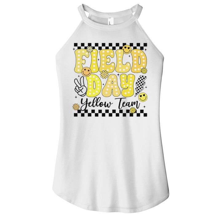 Field Day Yellow Team Field Trip Game Competition Student Women's Perfect Tri Rocker Tank