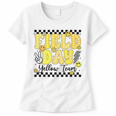 Field Day Yellow Team Field Trip Game Competition Student Womens T-Shirt