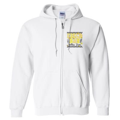 Field Day Yellow Team Field Trip Game Competition Student Full Zip Hoodie