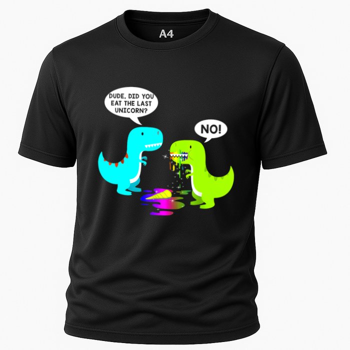 Funny Did You Eat The Last Unicorn Dinosaur Short Performance Shirt