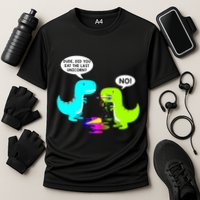 Funny Did You Eat The Last Unicorn Dinosaur Short Performance Shirt