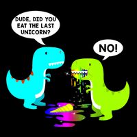 Funny Did You Eat The Last Unicorn Dinosaur Short Performance Shirt