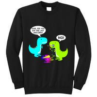 Funny Did You Eat The Last Unicorn Dinosaur Short Sweatshirt