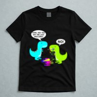 Funny Did You Eat The Last Unicorn Dinosaur Short T-Shirt