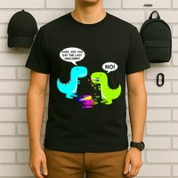 Funny Did You Eat The Last Unicorn Dinosaur Short T-Shirt