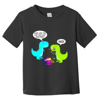Funny Did You Eat The Last Unicorn Dinosaur Short Toddler T-Shirt