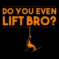 Funny Do You Even Lift Bro Gift Cute Skiing Lover Drawstring Bag