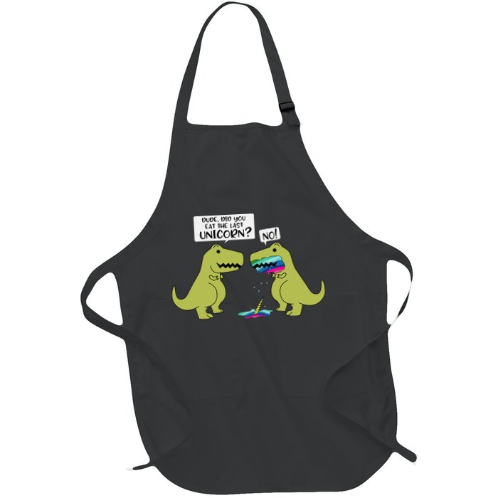 Funny Did You Eat The Last Unicorn Dinosaur Apron