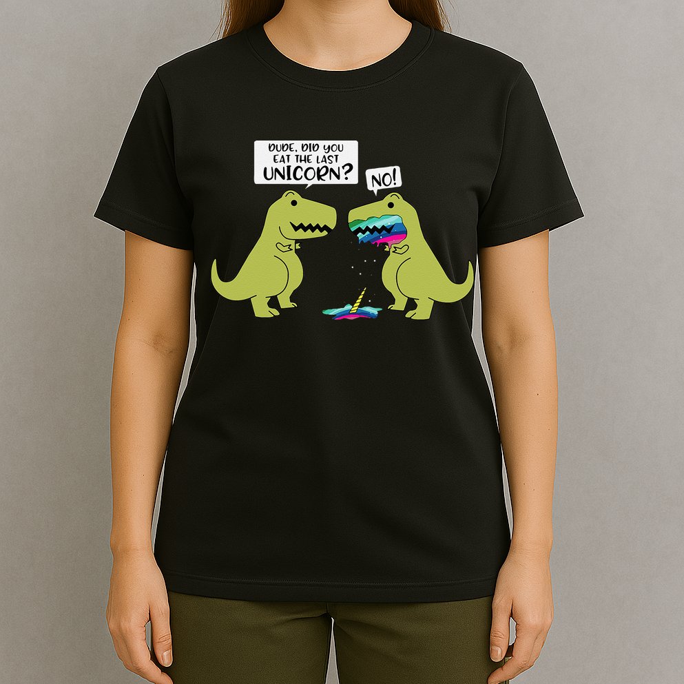 Funny Did You Eat The Last Unicorn Dinosaur T-Shirt