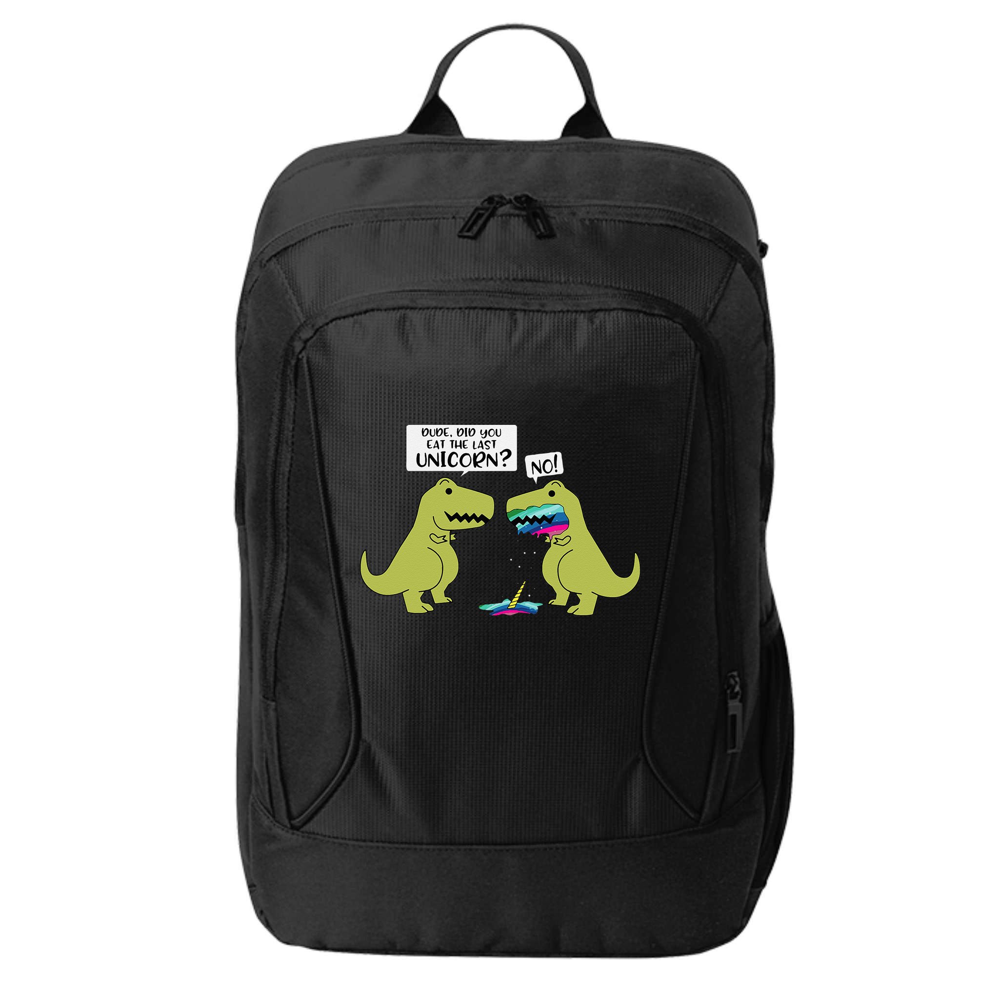 Funny Did You Eat The Last Unicorn Dinosaur City Backpack
