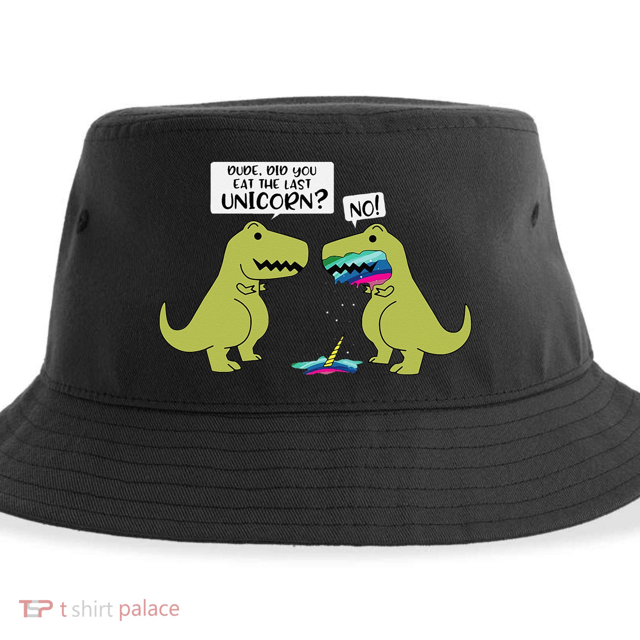 Funny Did You Eat The Last Unicorn Dinosaur Sustainable Bucket Hat