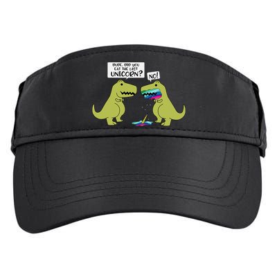 Funny Did You Eat The Last Unicorn Dinosaur Adult Drive Performance Visor