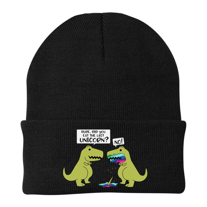 Funny Did You Eat The Last Unicorn Dinosaur Beanie