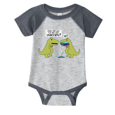Funny Did You Eat The Last Unicorn Dinosaur Infant Baby Jersey Bodysuit