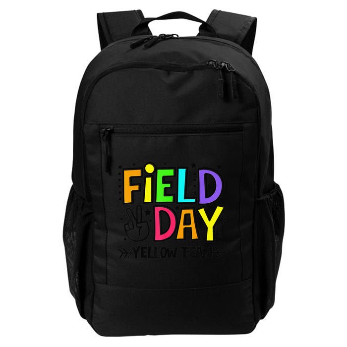 Field Day Yellow Team Funny For Teacher Field Day Games Backpack